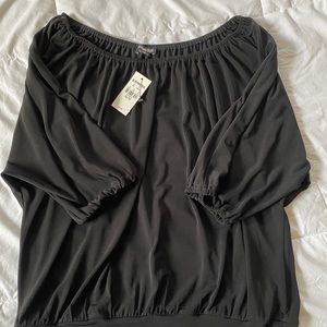 Size XS Express Off The Shoulder Black Top